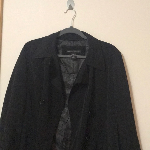 New York & Co Long Overcoat/ Trench Coat - Picture 5 of 5